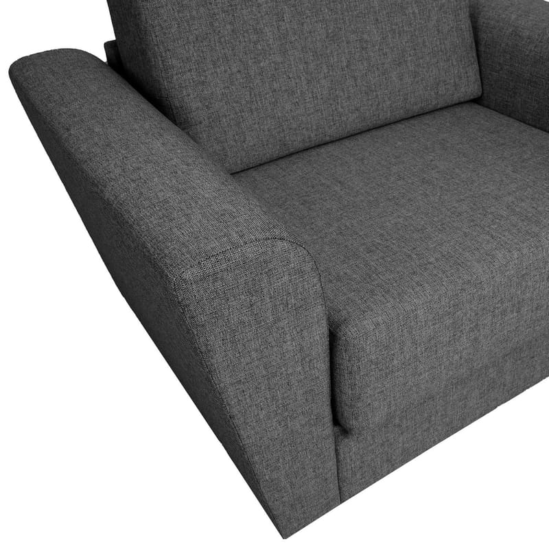 Lænestolsseng HOME4YOU Vesper 120x40xh75 cm, melamin med egetræsbark - Møbler - Stole & lænestole - Lænestole - Sengestol