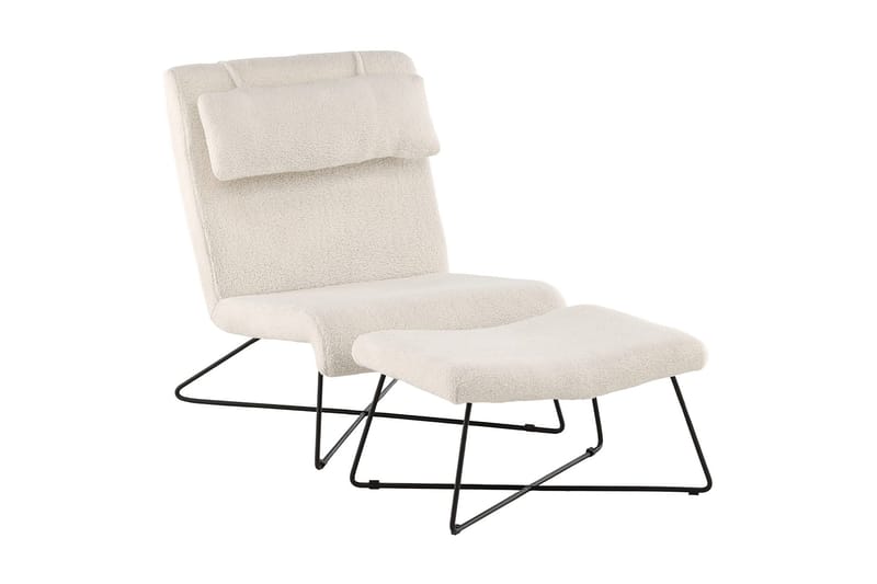 Laconia Lænestol - Hvit - Møbler - Stole & lænestole - Lænestole - Lænestol uden armlæn