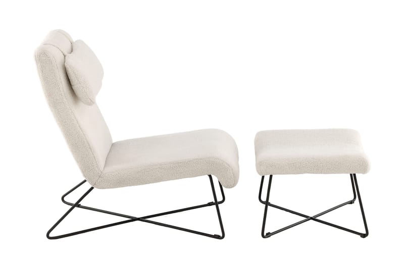 Laconia Lænestol - Hvit - Møbler - Stole & lænestole - Lænestole - Lænestol uden armlæn