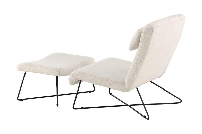 Laconia Lænestol - Hvit - Møbler - Stole & lænestole - Lænestole - Lænestol uden armlæn