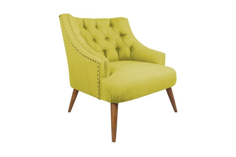 Lamonti Lænestol - Grøn/Natur - Møbler - Stole & lænestole - Lænestole