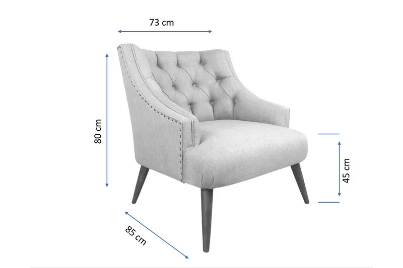 Lamonti Lænestol - Gul/Natur - Møbler - Stole & lænestole - Lænestole