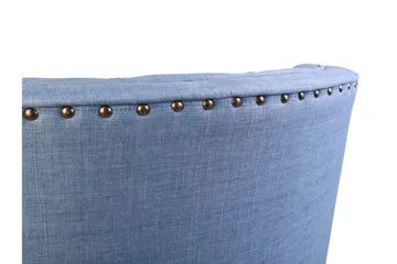 Lamonti Lænestol - Indigoblå/Natur - Møbler - Stole & lænestole - Lænestole