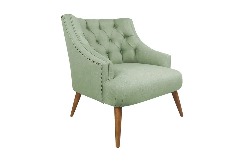 Lamonti Lænestol - Petrolgrøn/Natur - Møbler - Stole & lænestole - Lænestole