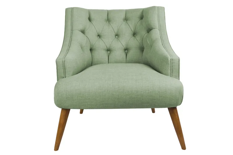 Lamonti Lænestol - Petrolgrøn/Natur - Møbler - Stole & lænestole - Lænestole