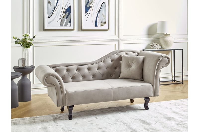 Lattes Chaiselong 192 cm Højre - Beige - Møbler - Stole & lænestole - Lænestole - Chaiselong lænestol & Divan lænesto