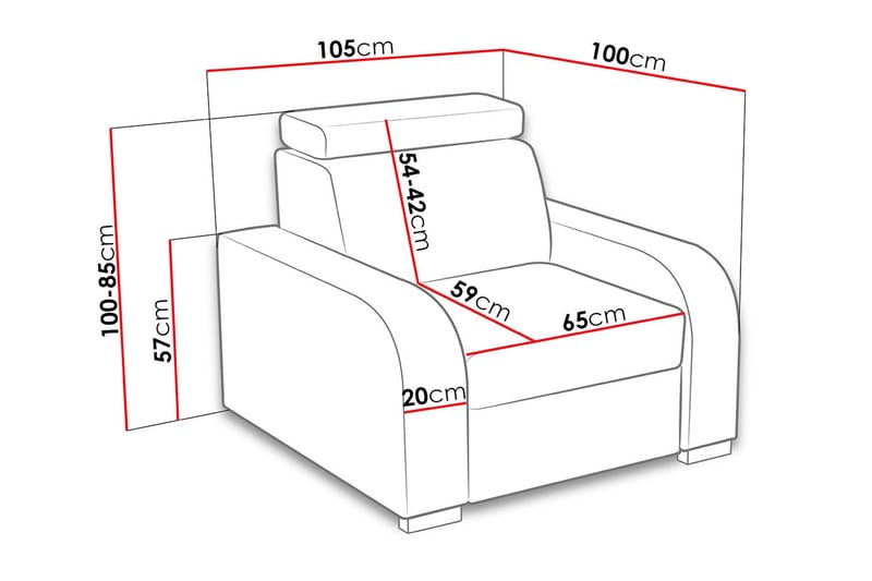 Lavona Lænestol - Brun - Møbler - Stole & lænestole - Lænestole