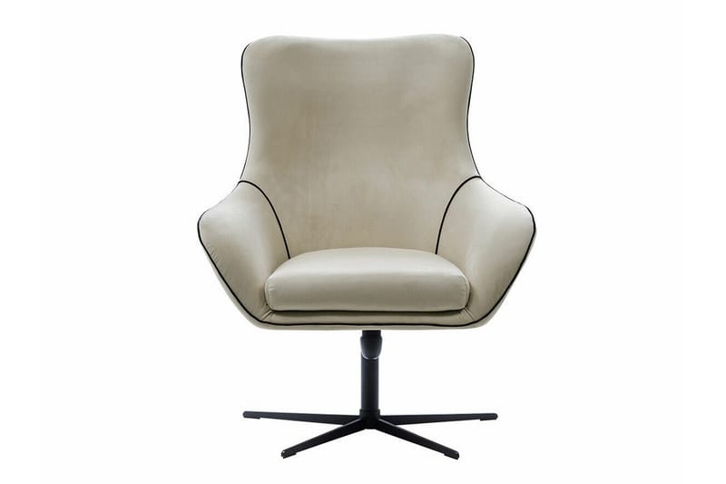 Laytown Fåtölj Beige/Black - Møbler - Stole & lænestole - Lænestole