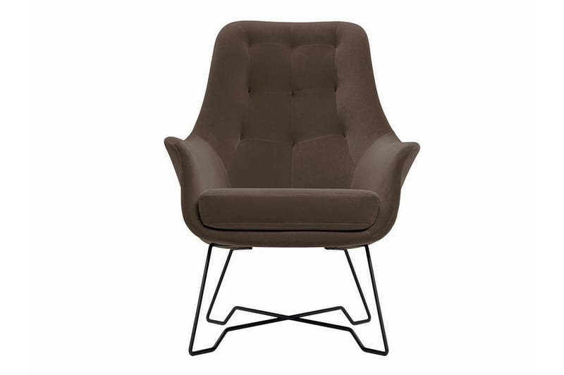 Laytown Fåtölj Brown/Black - Møbler - Stole & lænestole - Lænestole