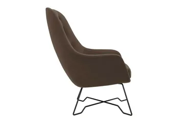 Laytown Fåtölj Brown/Black - Møbler - Stole & lænestole - Lænestole