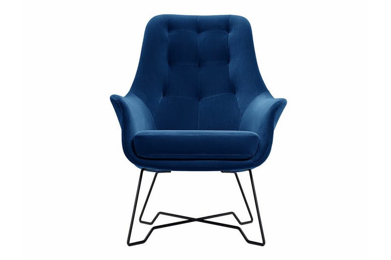Laytown Fåtölj Dark Blue/Black - Møbler - Stole & lænestole - Lænestole
