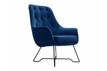 Laytown Fåtölj Dark Blue/Black - Møbler - Stole & lænestole - Lænestole