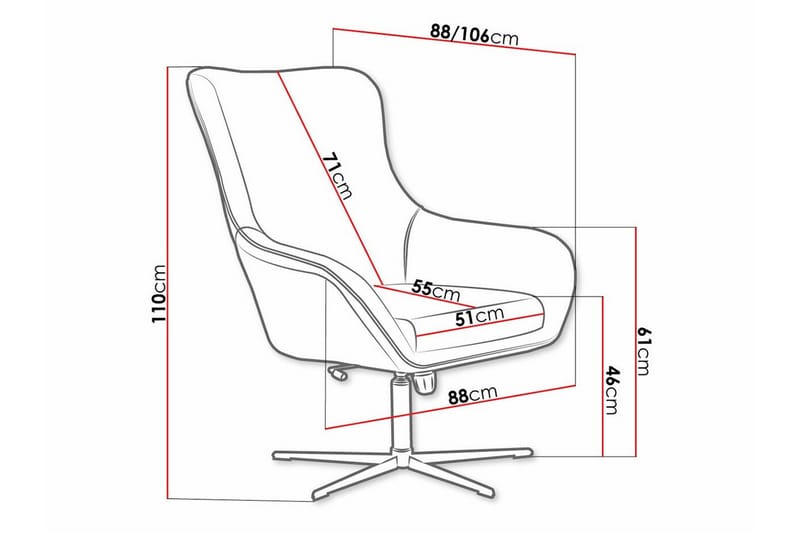 Laytown Fåtölj Dark green - Møbler - Stole & lænestole - Lænestole