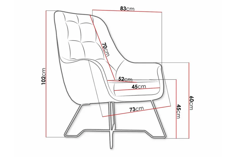 Laytown Fåtölj Green/Blue - Møbler - Stole & lænestole - Lænestole
