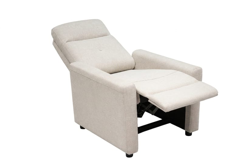 Leia manuel reclinerlænestol i stof - Beige - Møbler - Stole & lænestole - Lænestole - Recliner lænestol