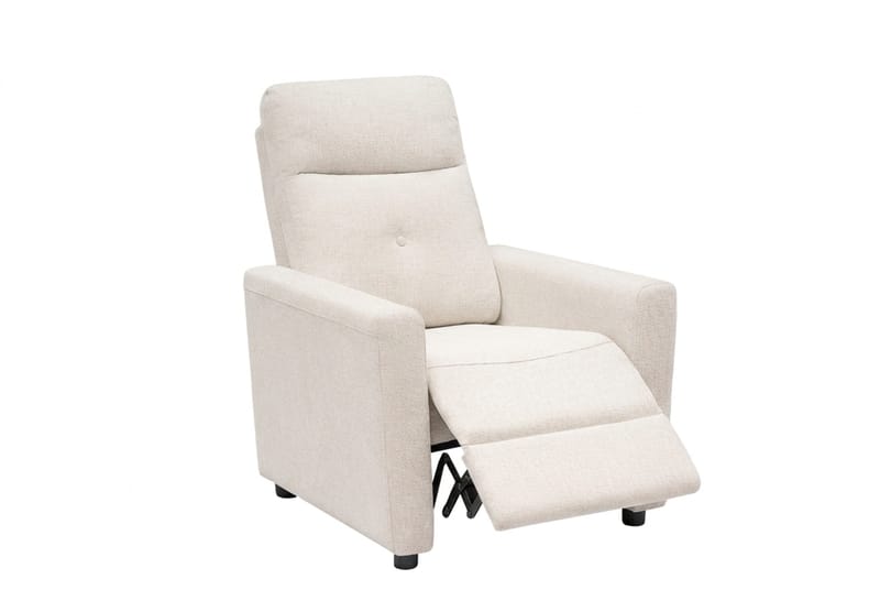 Leia manuel reclinerlænestol i stof - Beige - Møbler - Stole & lænestole - Lænestole - Recliner lænestol