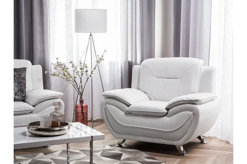 Leira lænestol - Hvid - Møbler - Stole & lænestole - Lænestole