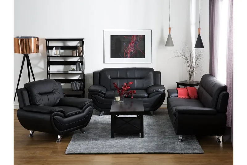 Leira lænestol - Sort - Møbler - Stole & lænestole - Lænestole