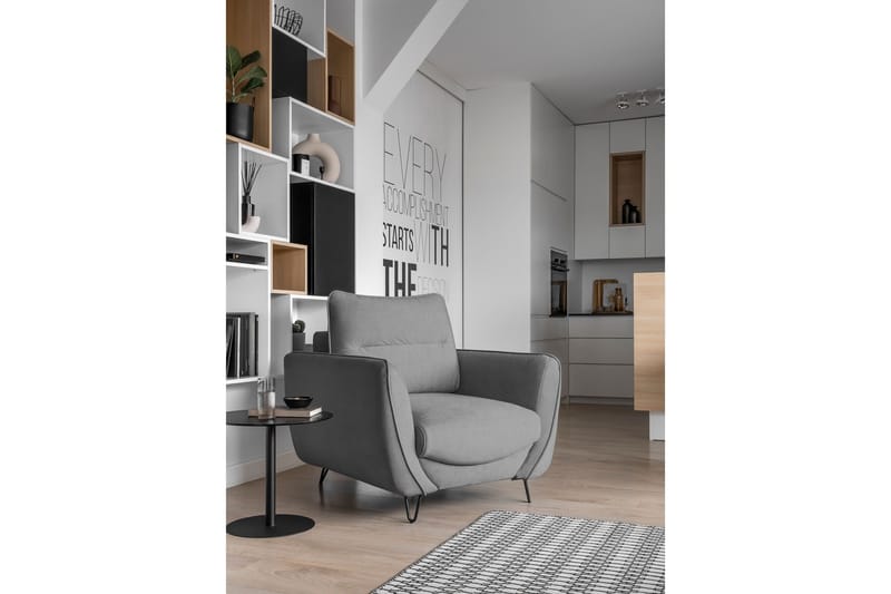 Lence Lænestol - Grå - Møbler - Stole & lænestole - Lænestole