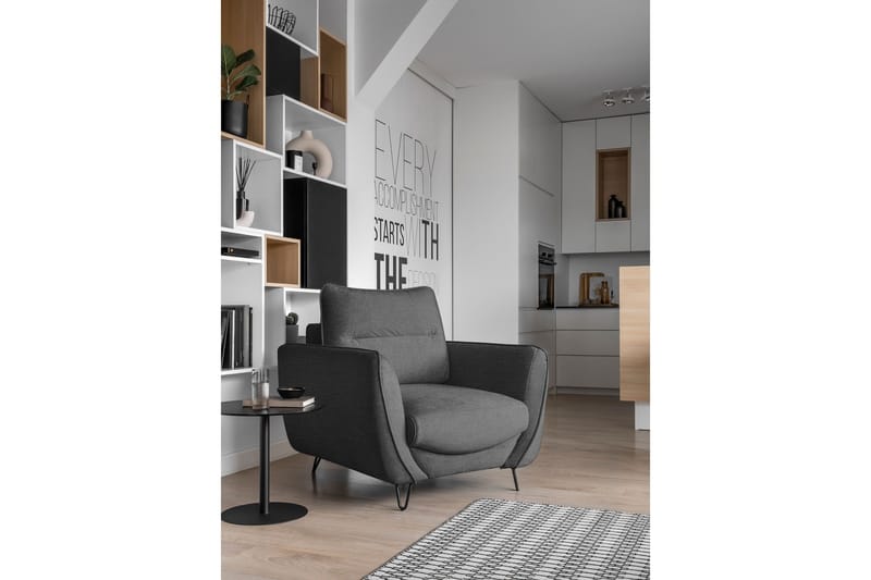 Lence Lænestol - Grå - Møbler - Stole & lænestole - Lænestole