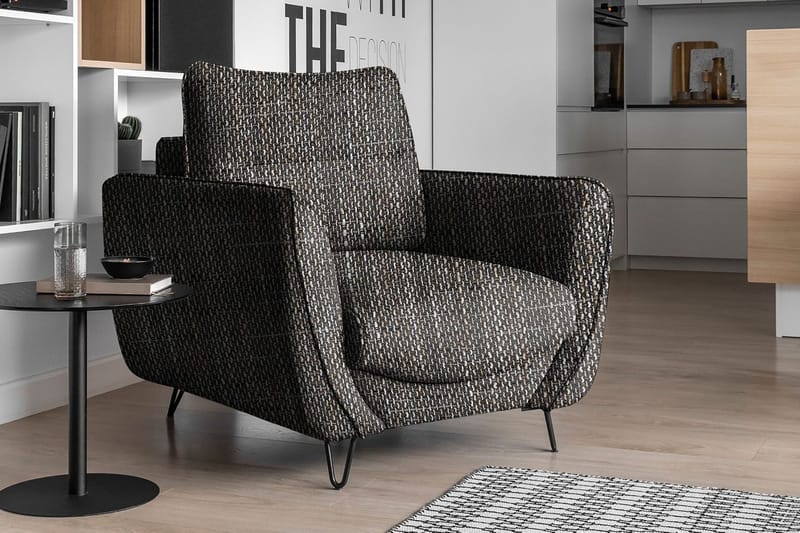 Lence Lænestol - Grå - Møbler - Stole & lænestole - Lænestole