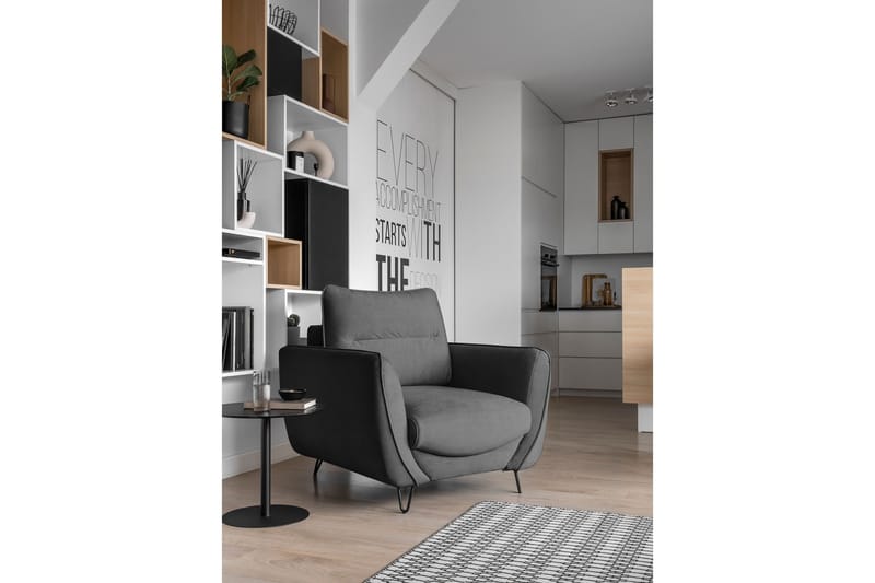 Lence Lænestol - Grå - Møbler - Stole & lænestole - Lænestole