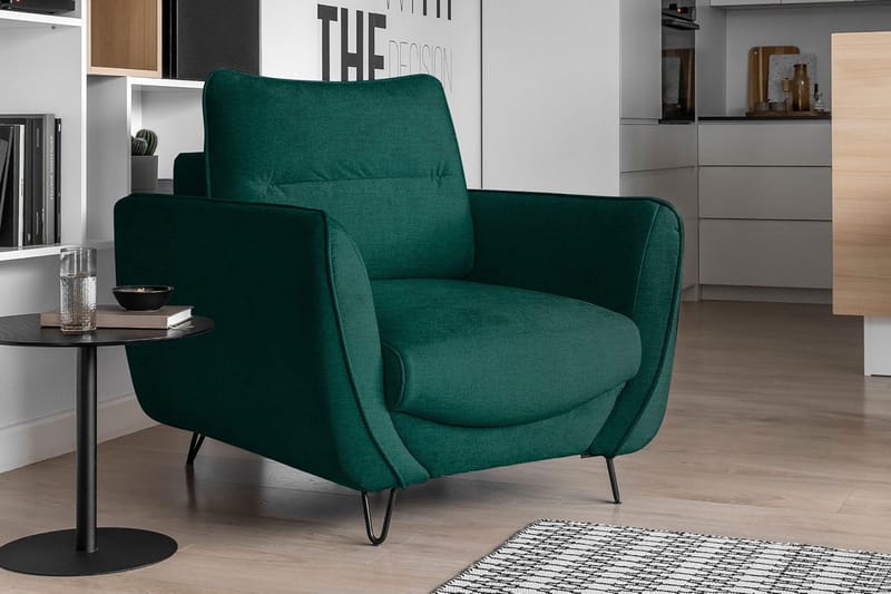 Lence Lænestol - Grøn - Møbler - Stole & lænestole - Lænestole