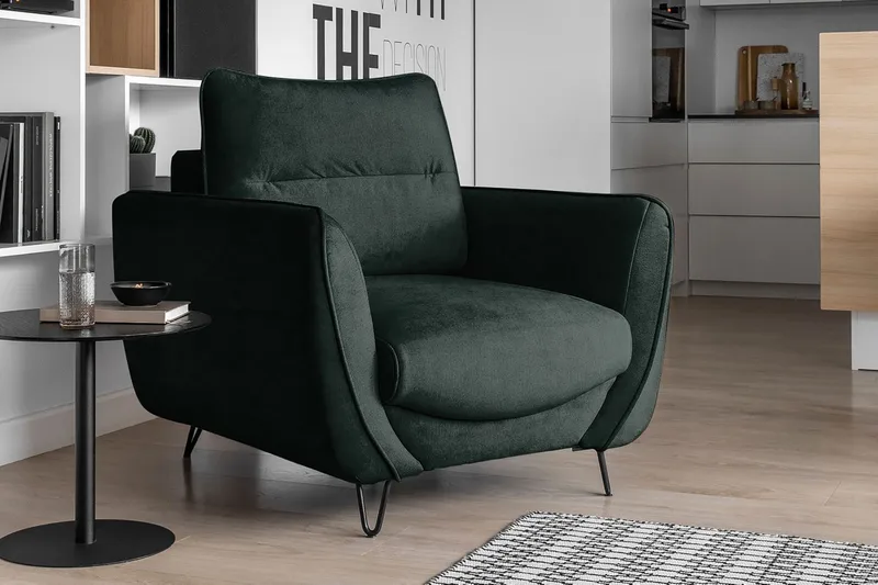 Lence Lænestol - Grøn - Møbler - Stole & lænestole - Lænestole