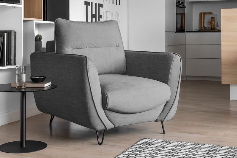 Lence Lænestol - Lysegrå - Møbler - Stole & lænestole - Lænestole