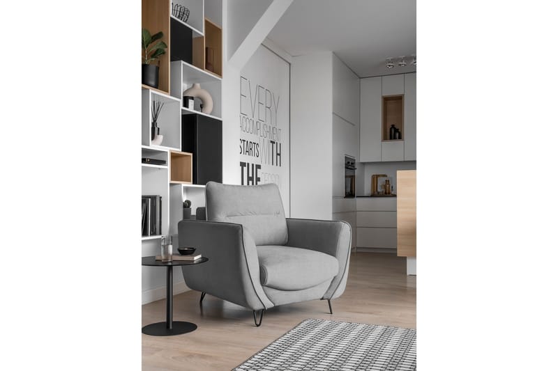 Lence Lænestol - Lysegrå - Møbler - Stole & lænestole - Lænestole