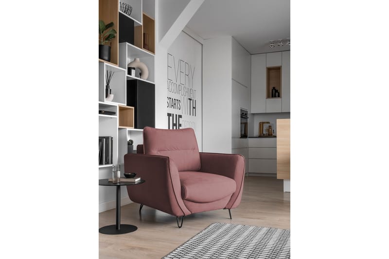 Lence Lænestol - Lyserød - Møbler - Stole & lænestole - Lænestole