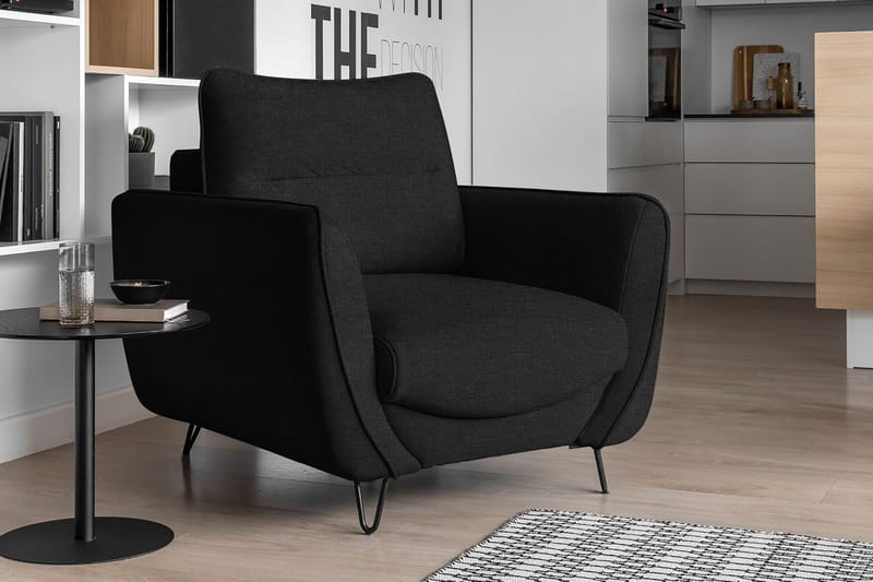 Lence Lænestol, Sort