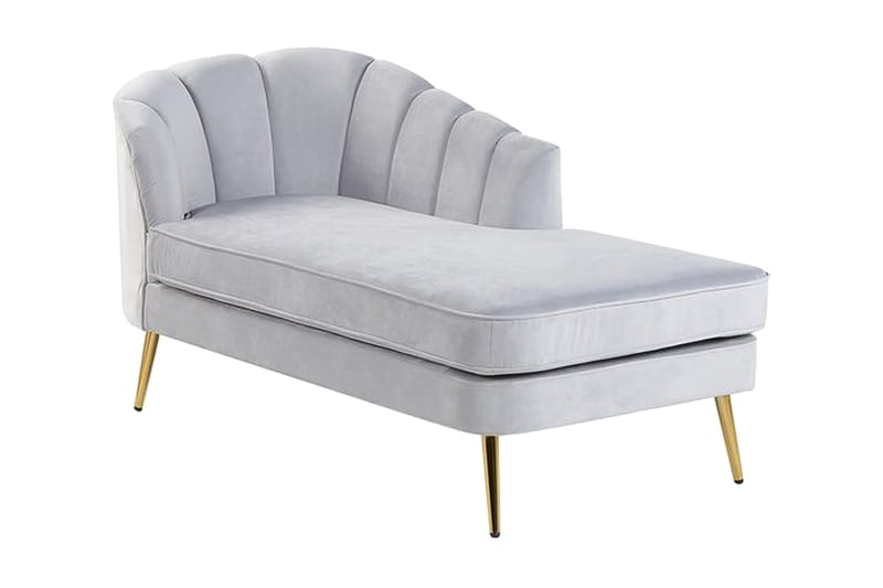 Allier Chaiselong Venstre, Velour/Grå