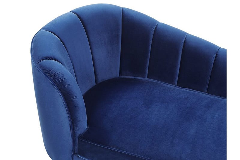 Allier Chaiselong Venstre - Velour/Koboltblå - Møbler - Stole & lænestole - Lænestole - Liggestol