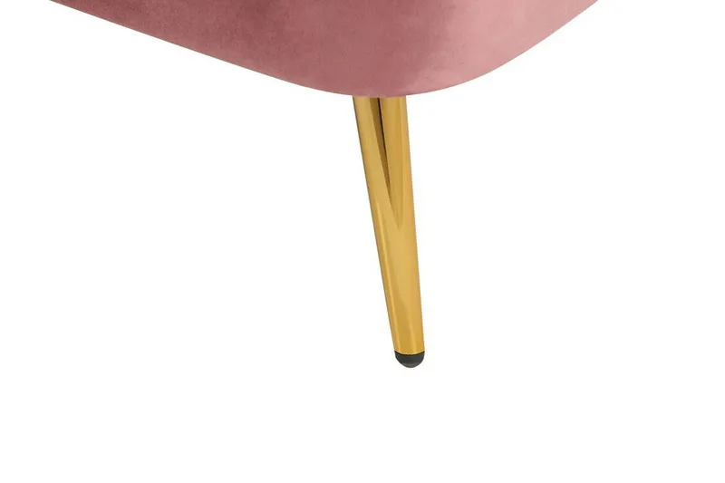 Allier Chaiselong Venstre - Velour/Lyserød - Møbler - Stole & lænestole - Lænestole - Liggestol