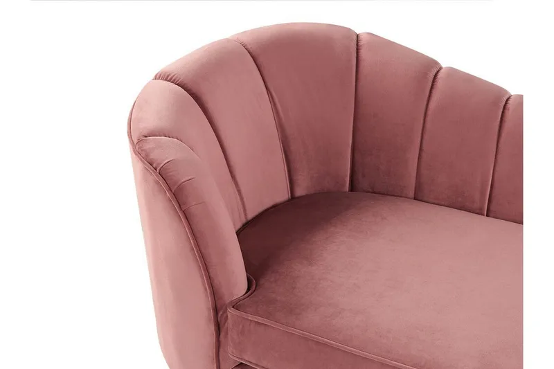 Allier Chaiselong Venstre - Velour/Lyserød - Møbler - Stole & lænestole - Lænestole - Liggestol