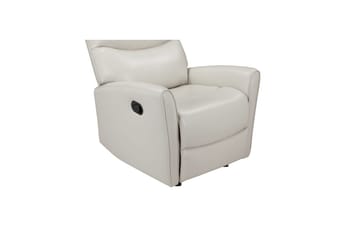 Liggestol Chesley Creme, PU/Metal/Træ - Creme, PU/Metal/Træ - Møbler - Stole & lænestole - Lænestole - Læderstol