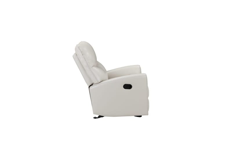 Liggestol Chesley Creme, PU/Metal/Træ - Creme, PU/Metal/Træ - Møbler - Stole & lænestole - Lænestole - Recliner lænestol
