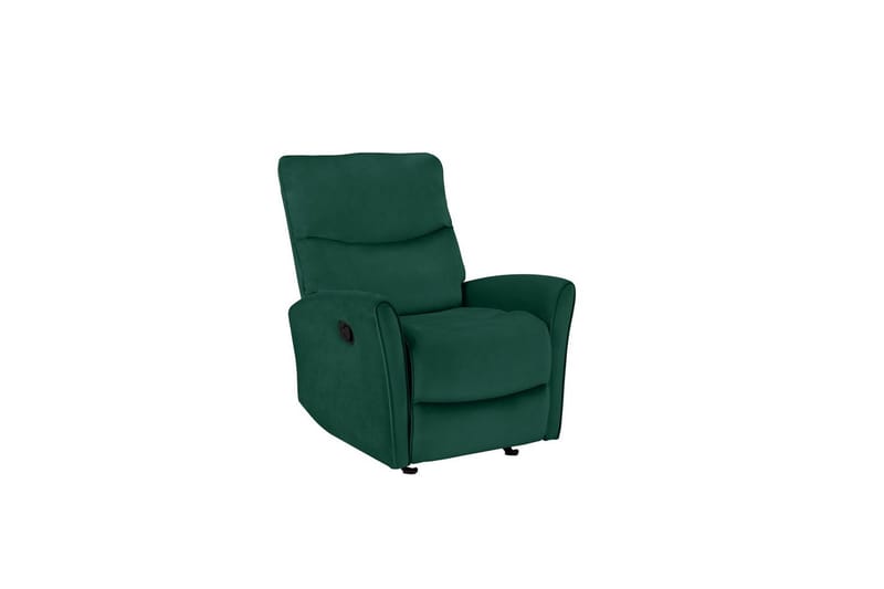 Liggestol Chesley Mørkegrøn, Velour/Metal/Træ - Mørkegrøn, Velour/Metal/Træ - Møbler - Stole & lænestole - Lænestole - Liggestol