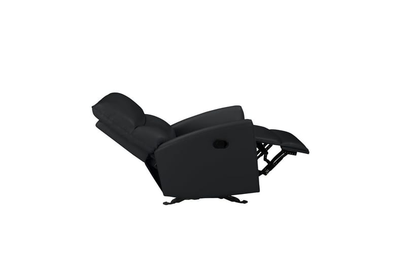 Liggestol Chesley Sort, PU/Metal/Træ - Sort, PU/Metal/Træ - Møbler - Stole & lænestole - Lænestole - Recliner lænestol