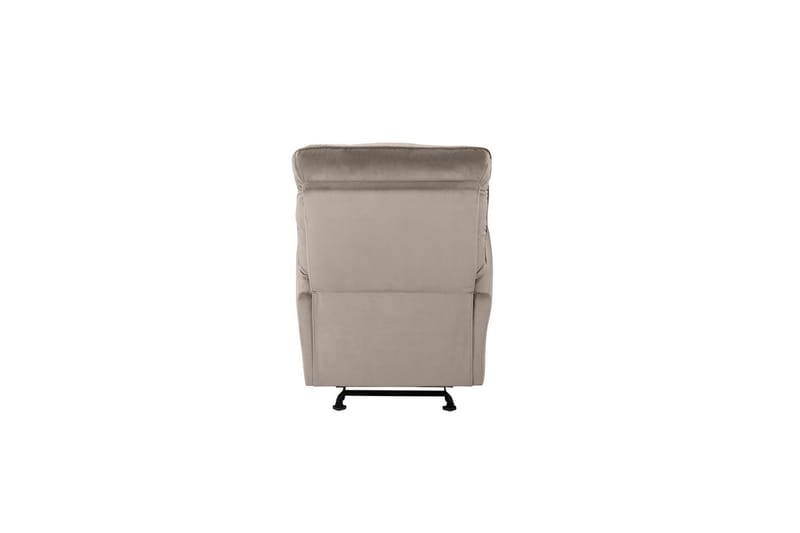 Liggestol Chesley Taupe, Velour/Metal/Træ - Taupe, Velour/Metal/Træ - Møbler - Stole & lænestole - Lænestole - Liggestol