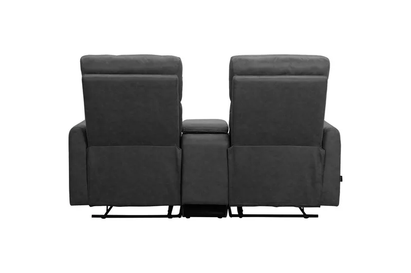 Liggestol Dacoulas Antracit, Cowboy PU/Træ - Antracit, Cowboy PU/Træ - Møbler - Stole & lænestole - Lænestole - Recliner lænestol