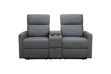 Liggestol Dacoulas Antracit, PU/Træ - Antracit, PU/Træ - Møbler - Stole & lænestole - Lænestole - Recliner lænestol
