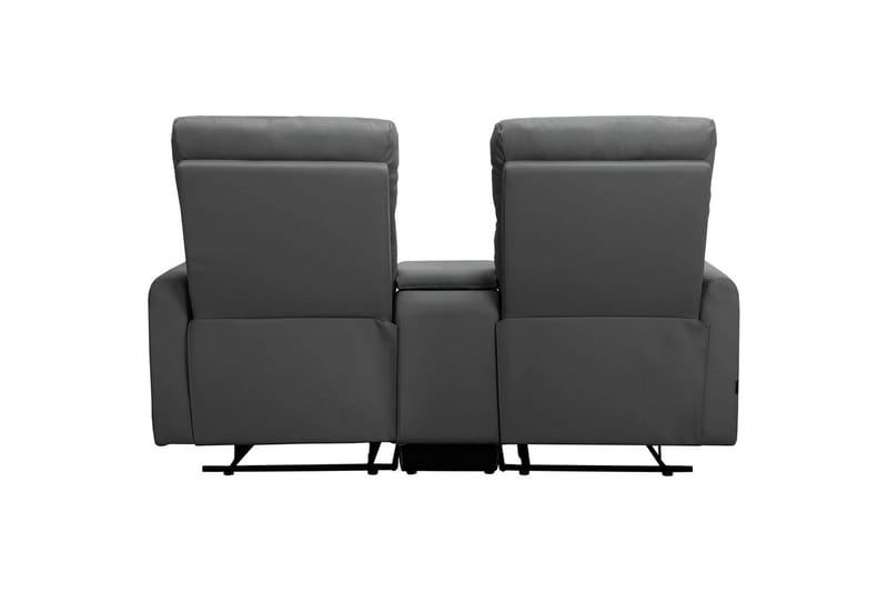 Liggestol Dacoulas Antracit, PU/Træ - Antracit, PU/Træ - Møbler - Stole & lænestole - Lænestole - Recliner lænestol