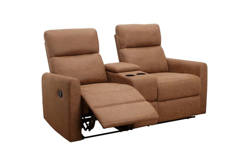 Liggestol Dacoulas Cognac, Cowboy PU/Træ - Cognac, Cowboy PU/Træ - Møbler - Stole & lænestole - Lænestole - Recliner lænestol