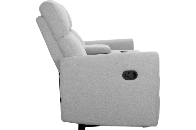 Liggestol Dacoulas Lys Grå, Stof/Træ - Lys Grå, Stof/Træ - Møbler - Stole & lænestole - Lænestole - Recliner lænestol