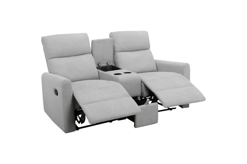 Liggestol Dacoulas Lys Grå, Stof/Træ - Lys Grå, Stof/Træ - Møbler - Stole & lænestole - Lænestole - Recliner lænestol