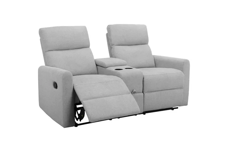 Liggestol Dacoulas Lys Grå, Stof/Træ - Lys Grå, Stof/Træ - Møbler - Stole & lænestole - Lænestole - Recliner lænestol