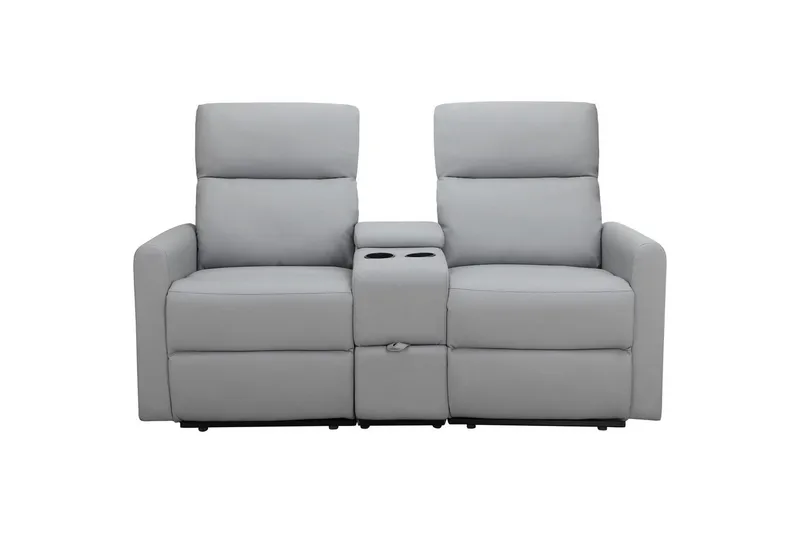 Liggestol Dacoulas Lys Grå, PU/Træ - Lys Grå, PU/Tr æ - Møbler - Stole & lænestole - Lænestole - Recliner lænestol