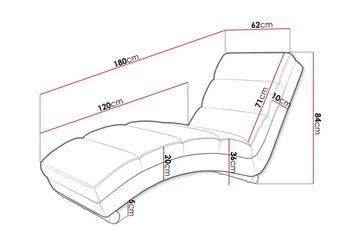 Kintore daybed 62 cm - Møbler - Stole & lænestole - Lænestole - Liggestol